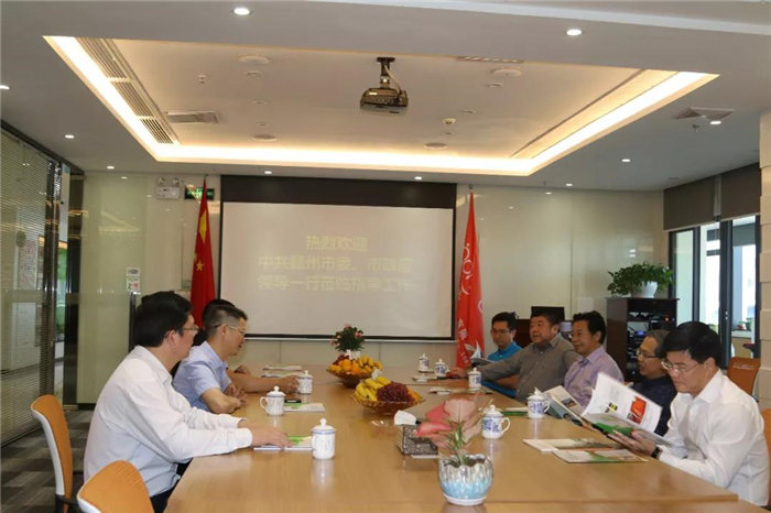 中共贛州市委常委、統(tǒng)戰(zhàn)部長(zhǎng)彭業(yè)明等領(lǐng)導(dǎo)一行到訪(fǎng)廣東博皓考察指導(dǎo)-3