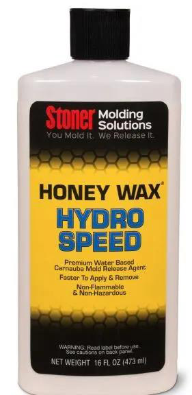 Stoner HoneyWax®Hydro Speed是一種高固含量的水性乳液，不含任何溶劑，旨在代替?zhèn)鹘y(tǒng)的高級涂蠟作為復合材料行業(yè)中的脫模劑。