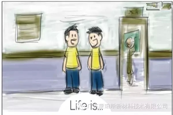 人生就是。。。 和好朋友在教室外面一起罰站