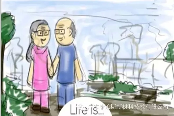 人生就是。。。 牽著老伴的手，享受屬于自己的夕陽，執(zhí)子之手，與子偕老......